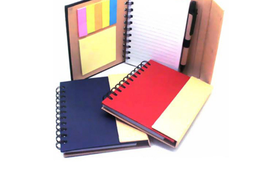Tri Fold Notebook with Pen and Stationery (NB011B)
