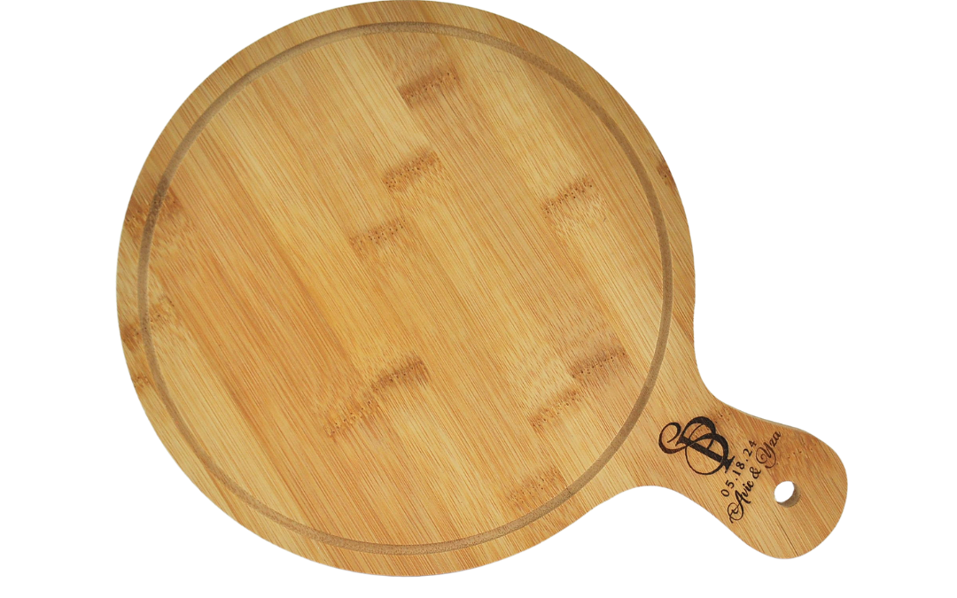 Round Wooden Chopping Board with Handle (WPBC 03)