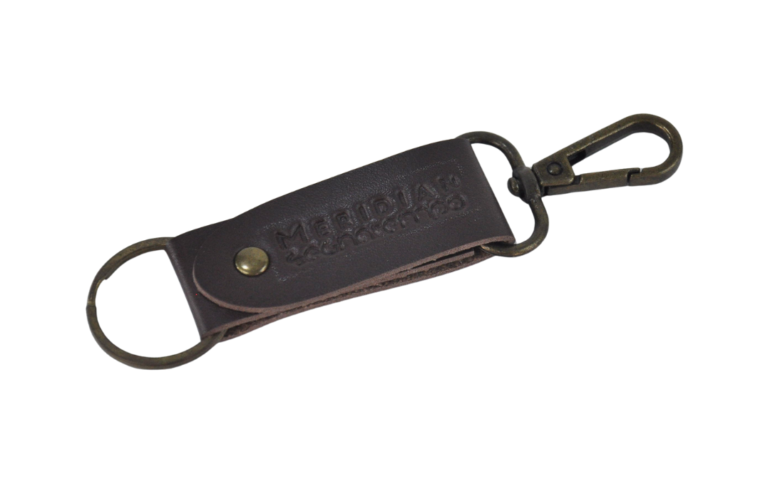 Custom Leather Keychain (MERIDIAN)