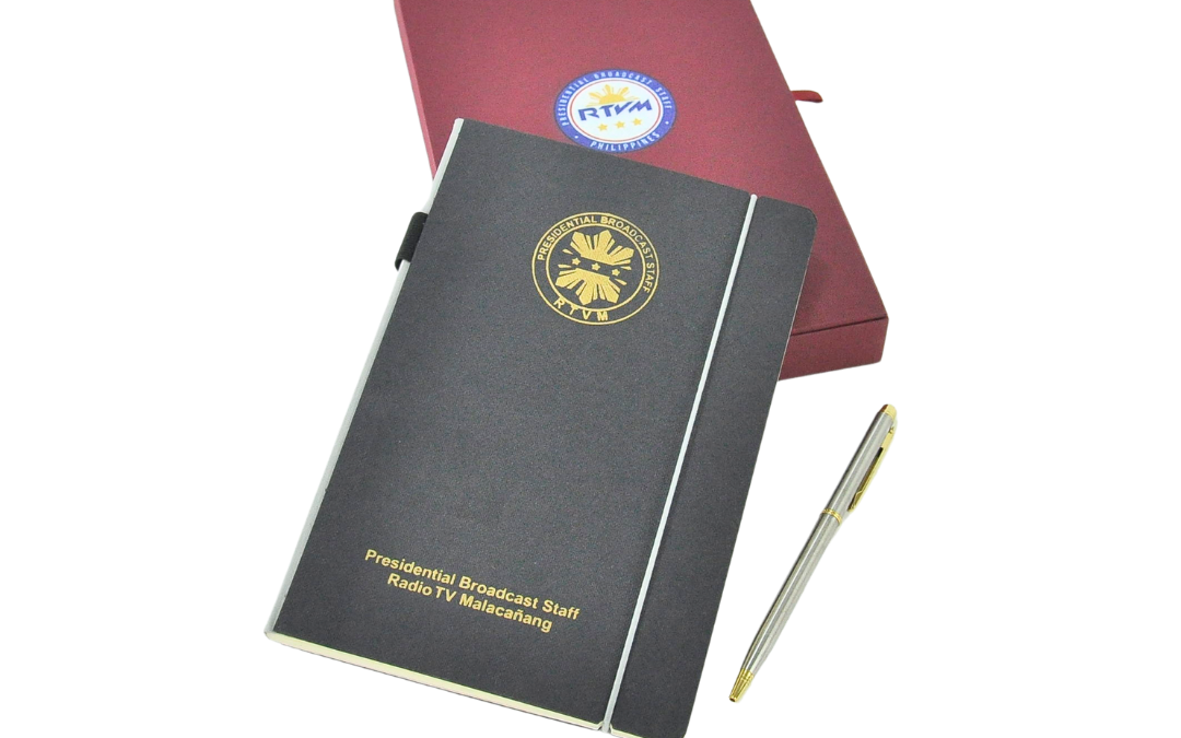 A5 Notebook with Metal Pen Gift Set (RTVM)