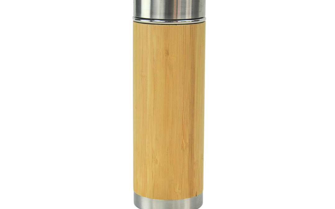 Bamboo Tumbler with Tea Strainer