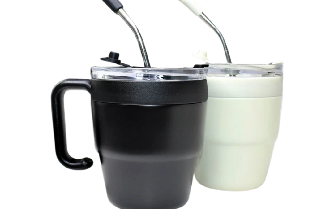 Coffee Mug with Straw and Lid (VF 5118)