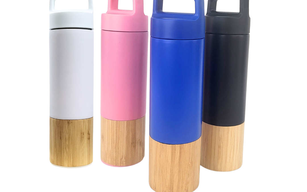 Vacuum Flask with Bamboo Accent (VF 5008)