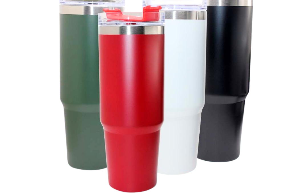 Insulated Vacuum Tumbler with Lid and Straw (VF5194)