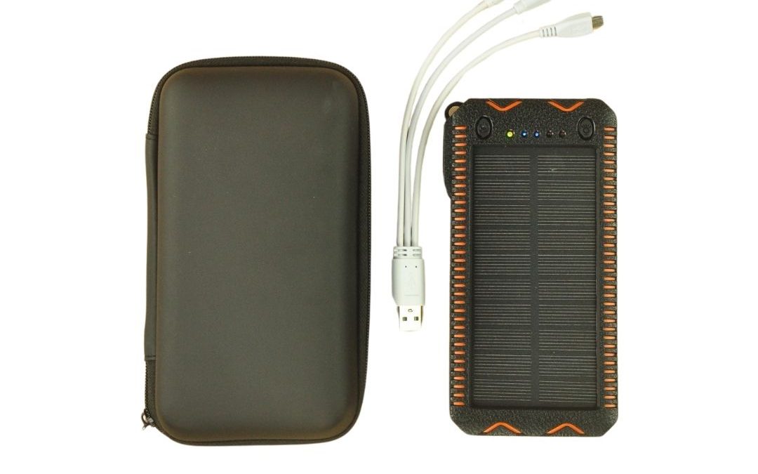 Solar Powered Powerbank with Case
