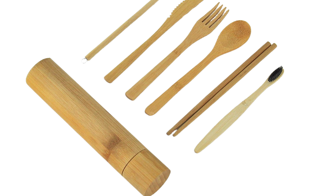 Bamboo Cutlery Set (Tube)