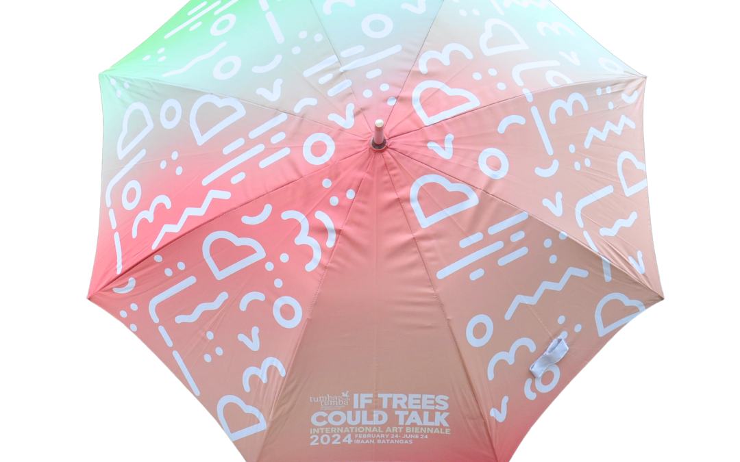 24″ Auto-Open Full Canopy Print Gradient (Int Art Biennale)