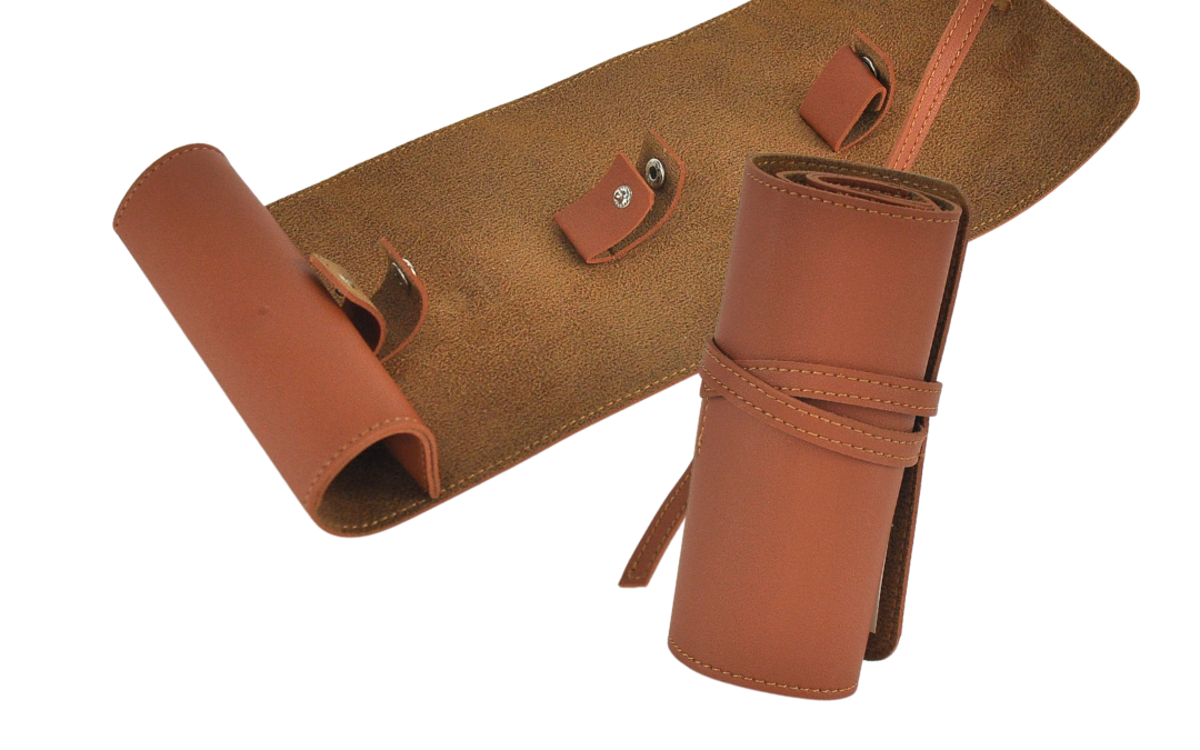 Custom Leather Cord Organizer (Burrito Style)