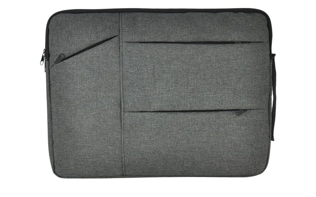 Laptop Pouch with Multiple Zipper Compartments