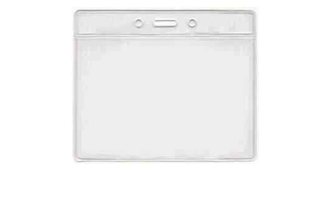 Clear Plastic ID Case | Protector – Landscape