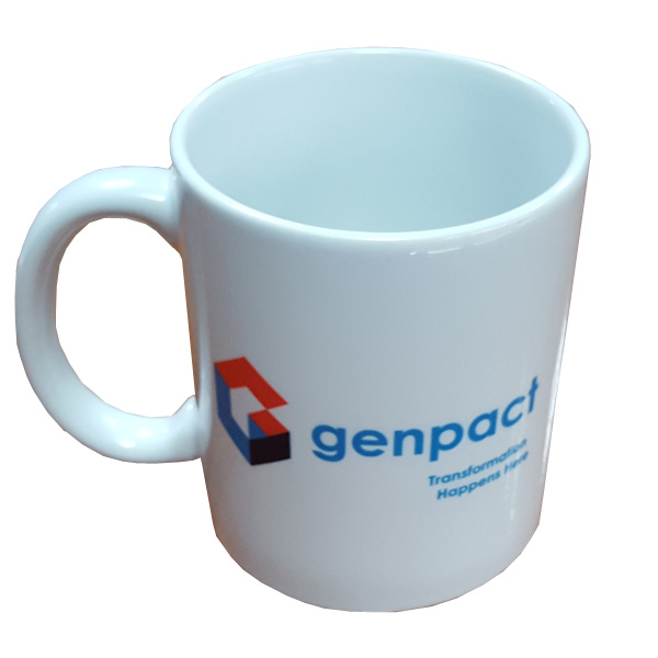 Custom Ceramic Mug – White (GENPACT)