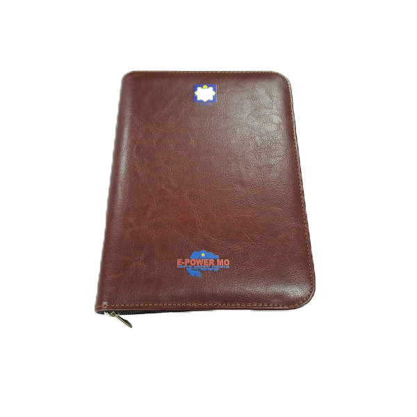Custom Leather Planner with Calculator